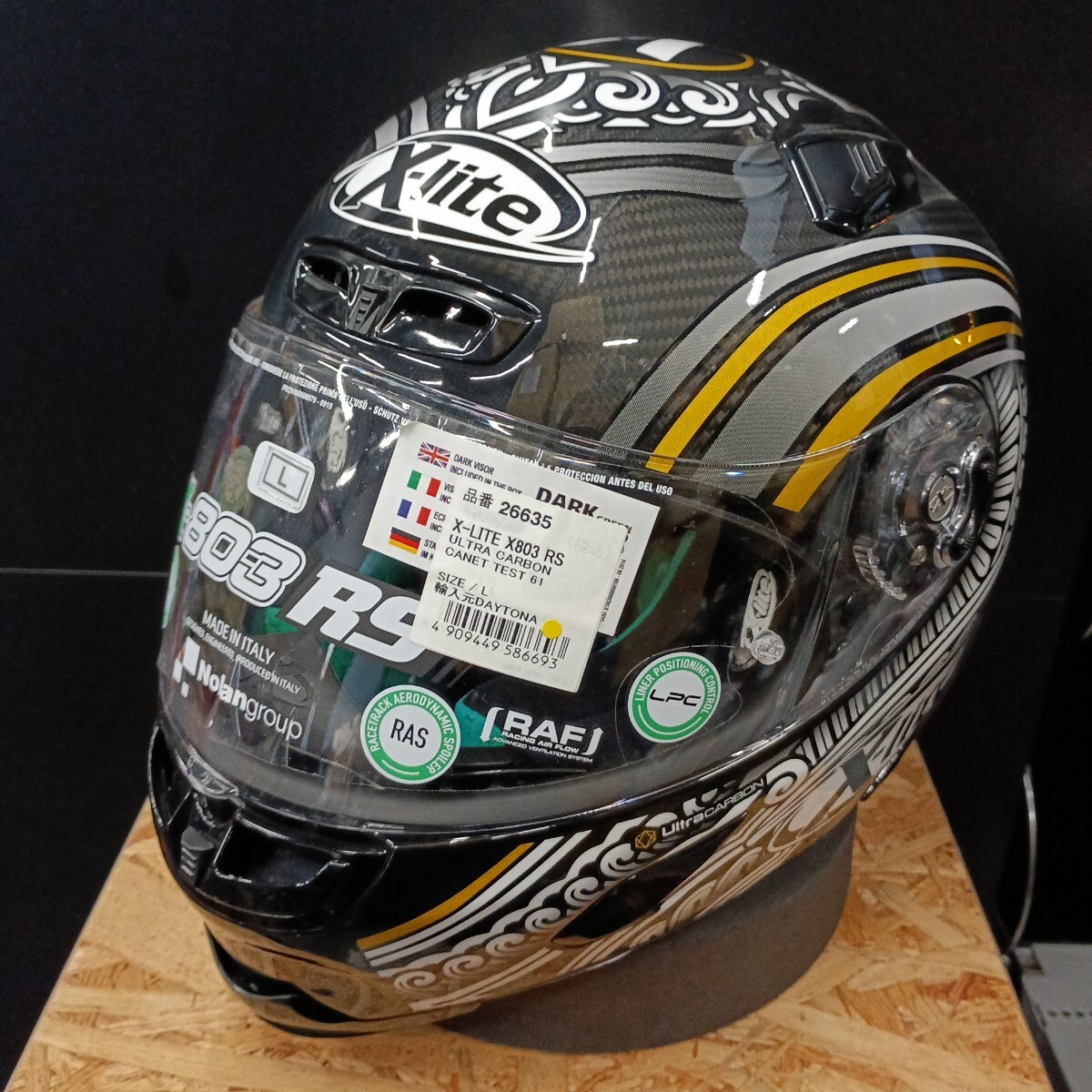 NOLAN ノーラン X-803RS CANET TEST 61 Lサイズ拍卖