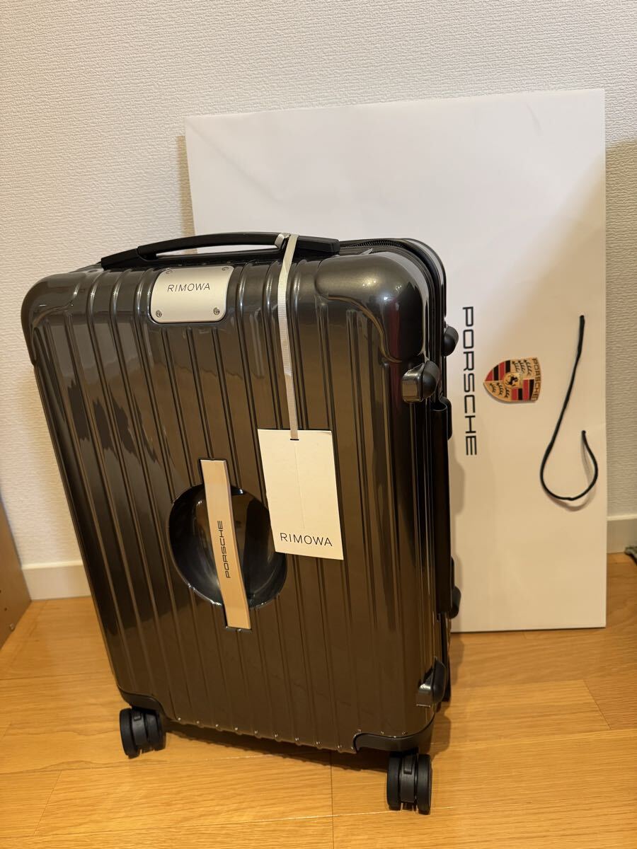 リモワ RIMOWA スーツケース 32L ポルシェ ディーラー購入 グレー 廃盤貴重 新品未使用です拍卖