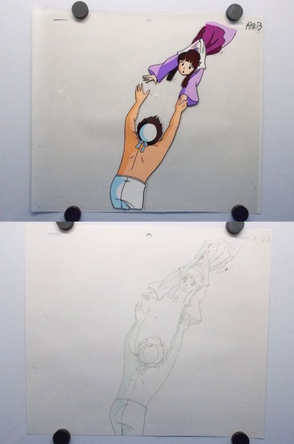 セル画 原画/動画 うる星やつら 諸星あたる 三宅しのぶ 七夕回 1981年 高橋留美子 押井守 高田明美 昭和レトロ 当時物 Urusei Yatsura拍卖