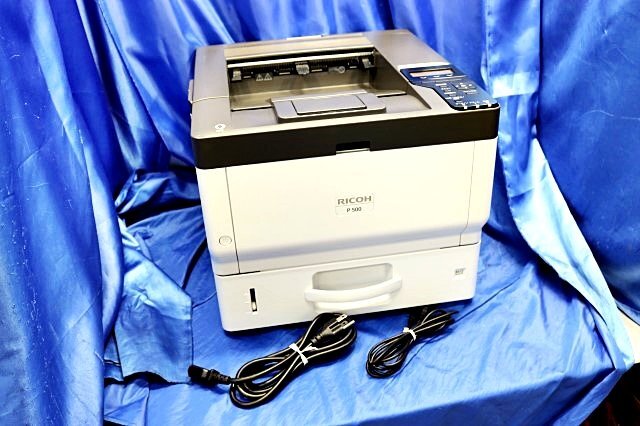 ◆印刷OK/カウンター158343枚★ RICOH/リコー A4対応 モノクロレーザープリンター P500 61003Y拍卖