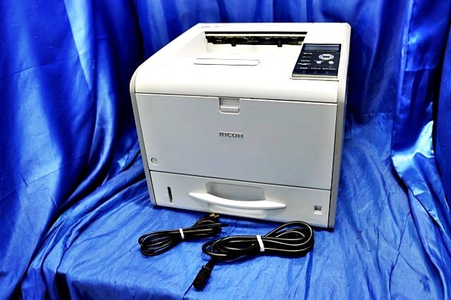 ◆印刷OK/カウンター77608枚★ RICOH/リコー A4対応 モノクロレーザープリンター ★IPSiO SP4500★ 61008Y拍卖