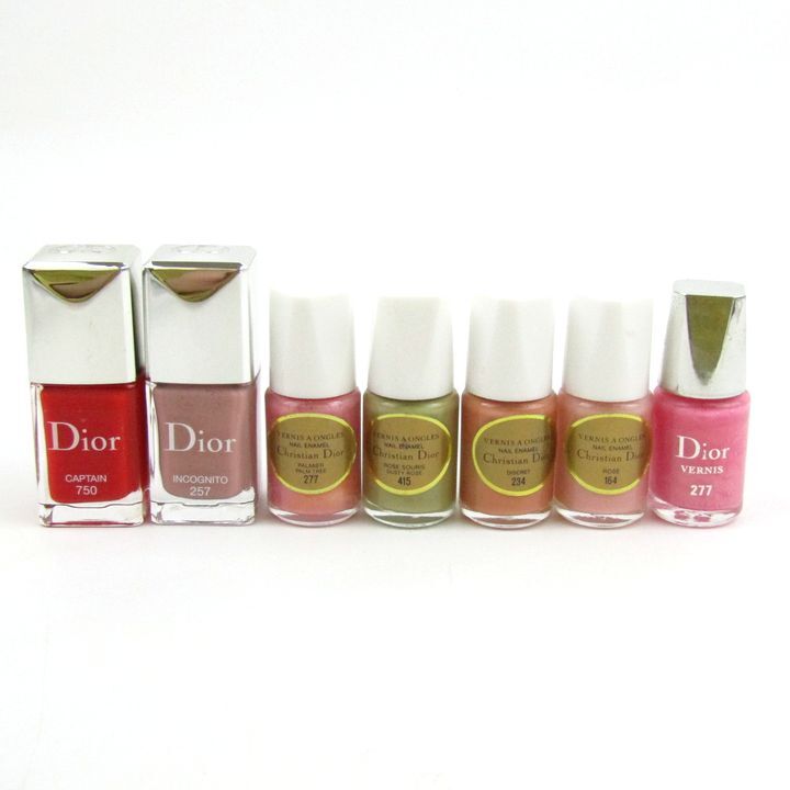 ディオール ヴェルニ ネイルエナメル 7点セット ピンク ベージュ ネイルカラー コスメ まとめて 大量 PO レディース Dior拍卖