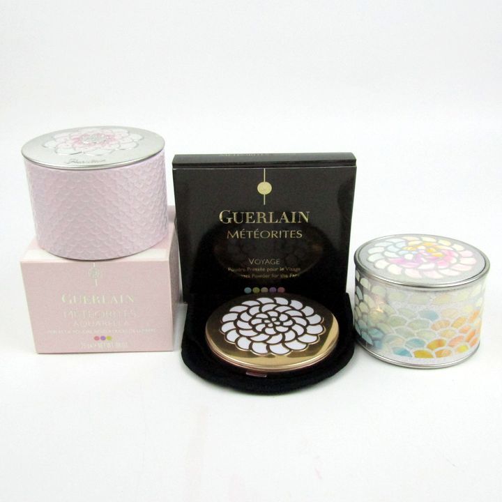 ゲラン メテオリット フェイスパウダー 3点セット コスメ まとめて TA レディース GUERLAIN拍卖