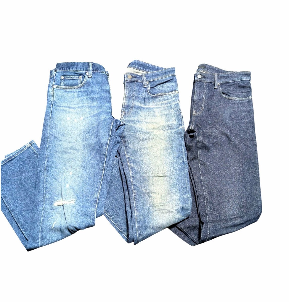 UNIQLO ユニクロ メンズ ジーンズ 3本 ウルトラストレッチ スリムテーパード ストレートなど メンズパンツ ズボン拍卖