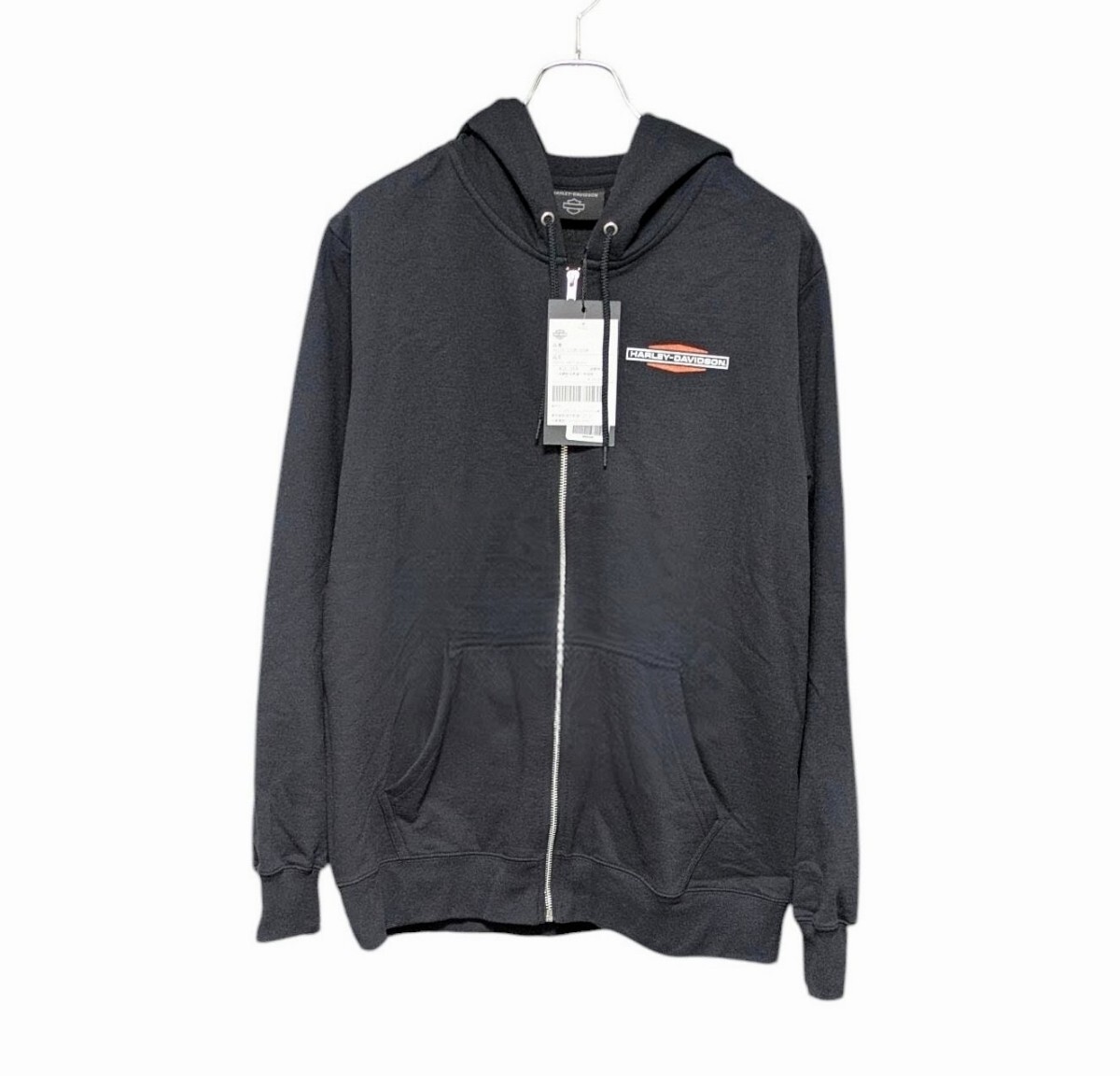 ハーレーダビッドソン メンズ フーディー ジップアップ パーカー アウター 裏起毛 新品未使用 バイク ツーリング Harley-Davidson拍卖