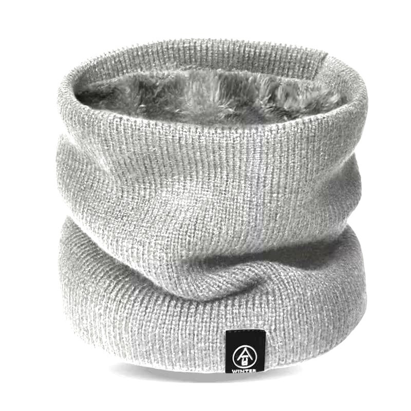 ★ネックウォーマー/防寒首巻き 男女兼用 ライトグレー ☆スキー/スノボー/登山/釣り/自転車/バイク/他 D拍卖