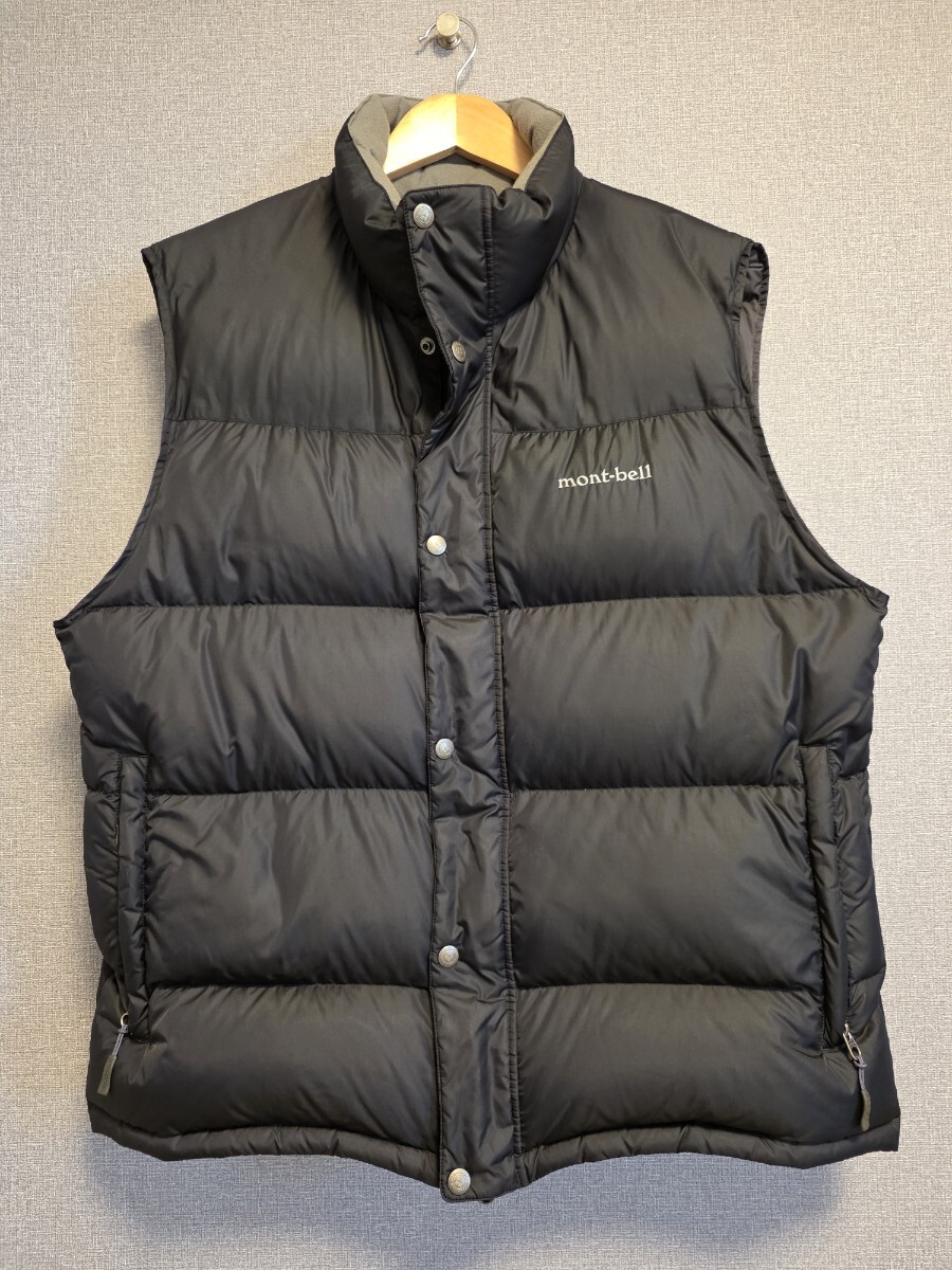 モンベル mont-bell ベーシックダウンベスト サイズXL フリース 1101301拍卖