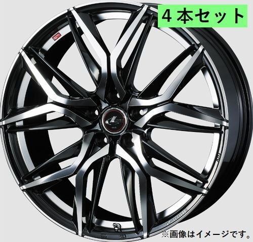 【個人宅発送可能】Weds ウェッズ 16×6.5J +42 5穴 PCD100 PBMC ホイール 4本セット LEONIS LM レオニス レオニス・エルエム (41099)拍卖