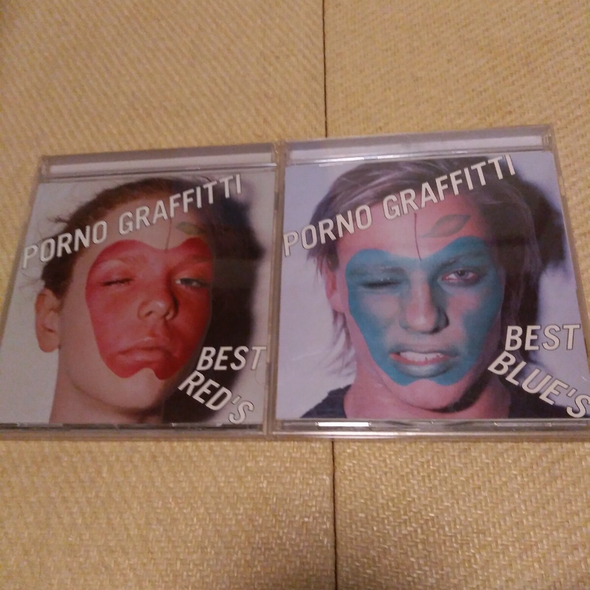 ポルノグラフィティ RED'S BLUE'S best ベスト アルバム CD セット 2枚 ミュージックアワー アゲハ蝶 アポロ メリッサ サウダージ 拍卖