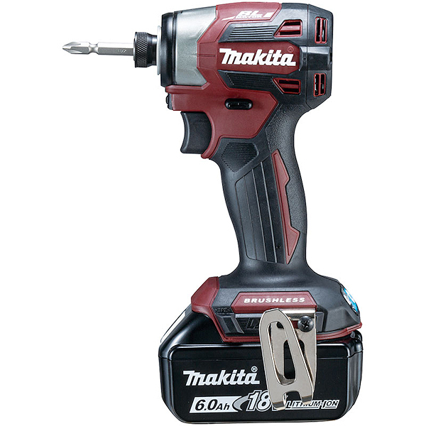 マキタ TD173DGXAR 充電式インパクトドライバ オーセンティックレッド 18V6.0ah バッテリ2個 充電器 ケース付 純正品フルセット拍卖