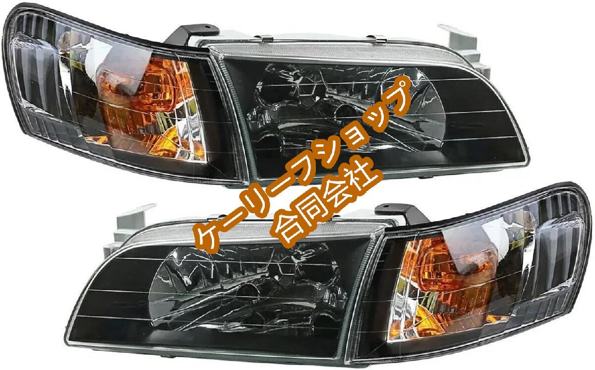 【ケーリーフショップ】トヨタ カローラ AE100/E100/AE101 専用 フロントヘッドライト コンビセット (左右ペア・電球なし) 1992~1995年式拍卖