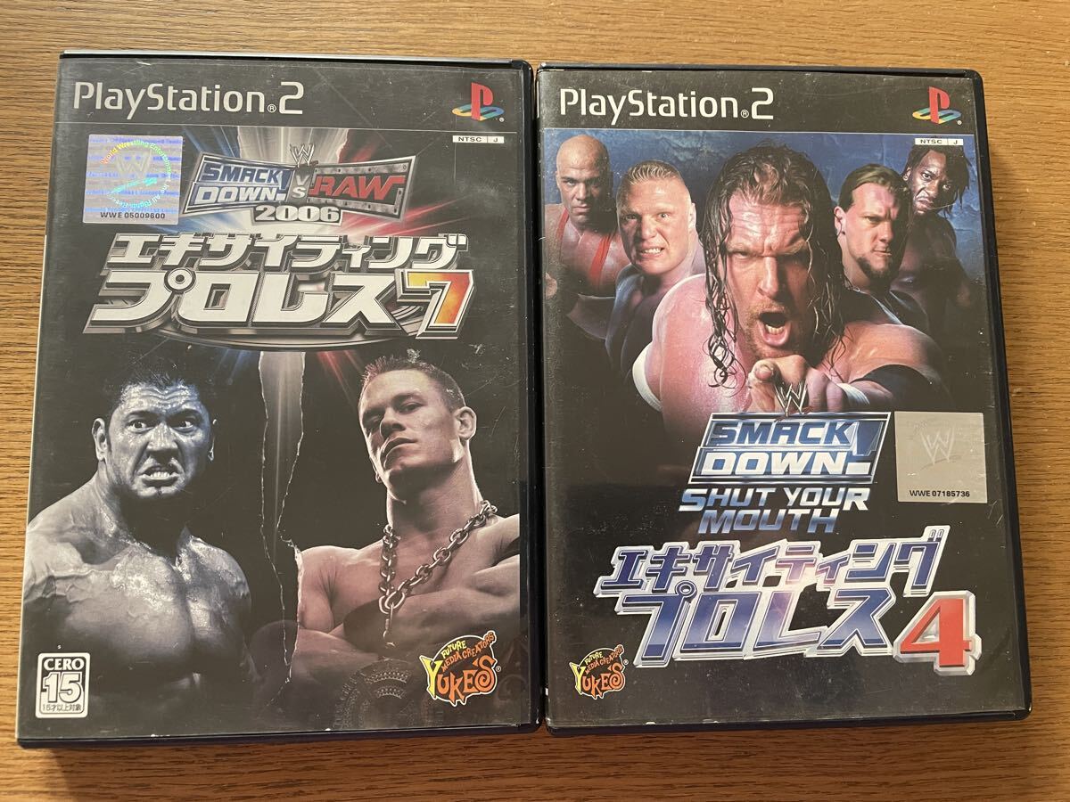 2本セット★ エキサイティングプロレス 7 SMACKDOWN vs RAW 2006 / エキサイティングプロレス 4拍卖