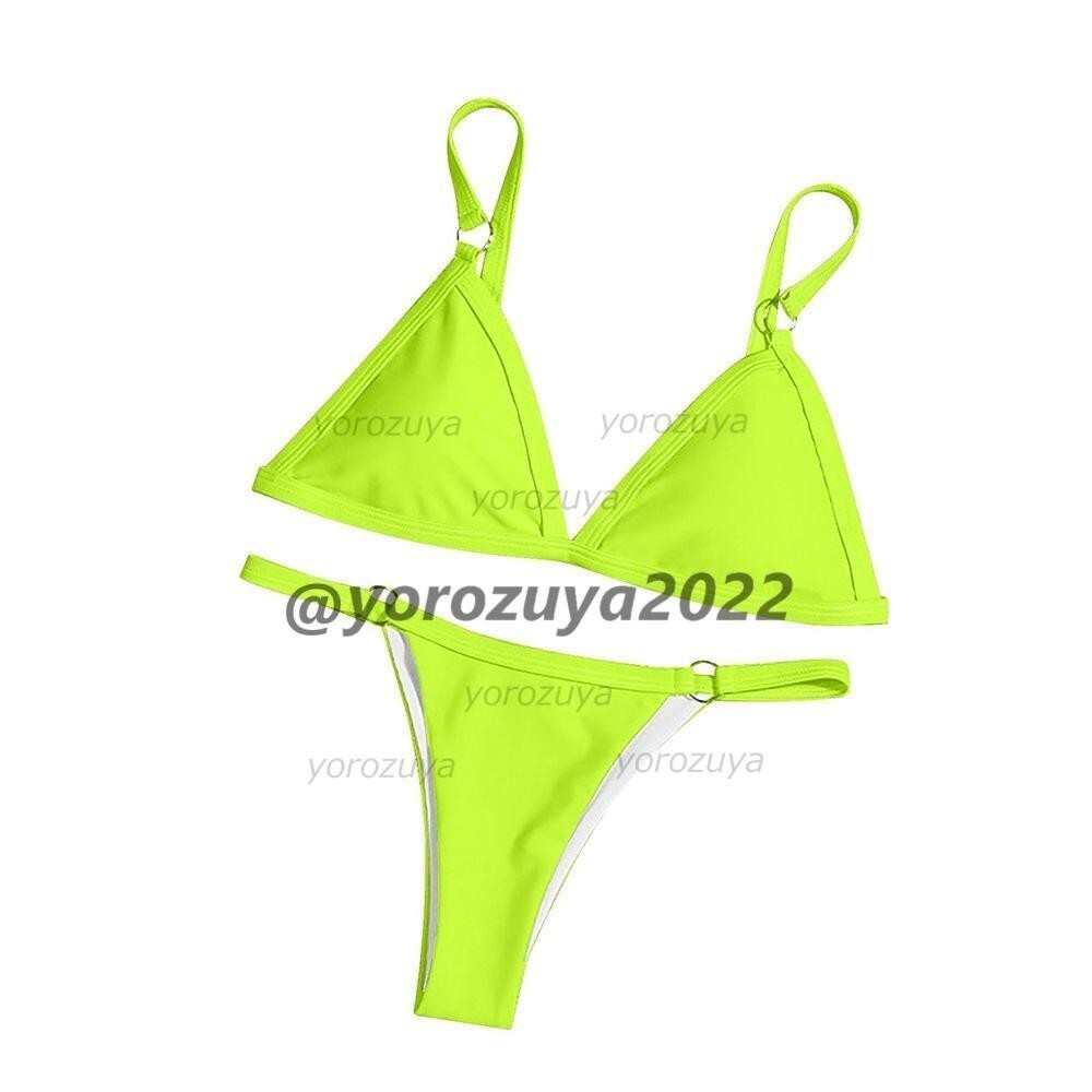 184-517-7 ビキニ 上下セット 水着 ビーチウェア【グリーンXL】レディース 女性 ショーツ コスプレ 女装 セクシー パンツ ショーツ .2拍卖