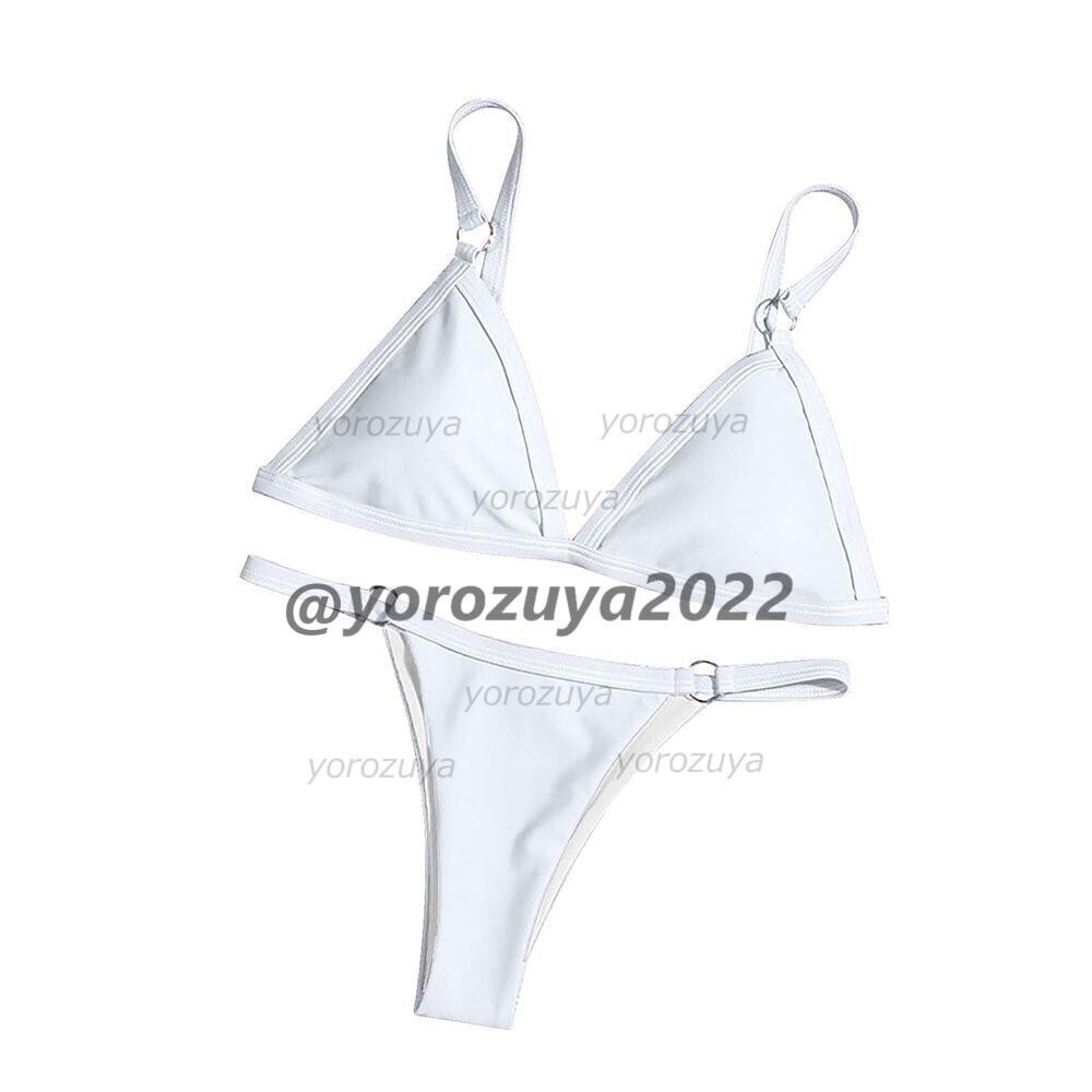184-511-7 ビキニ 上下セット 水着 ビーチウェア【ホワイトXL】レディース 女性 ショーツ コスプレ 女装 セクシー パンツ ショーツ .2拍卖