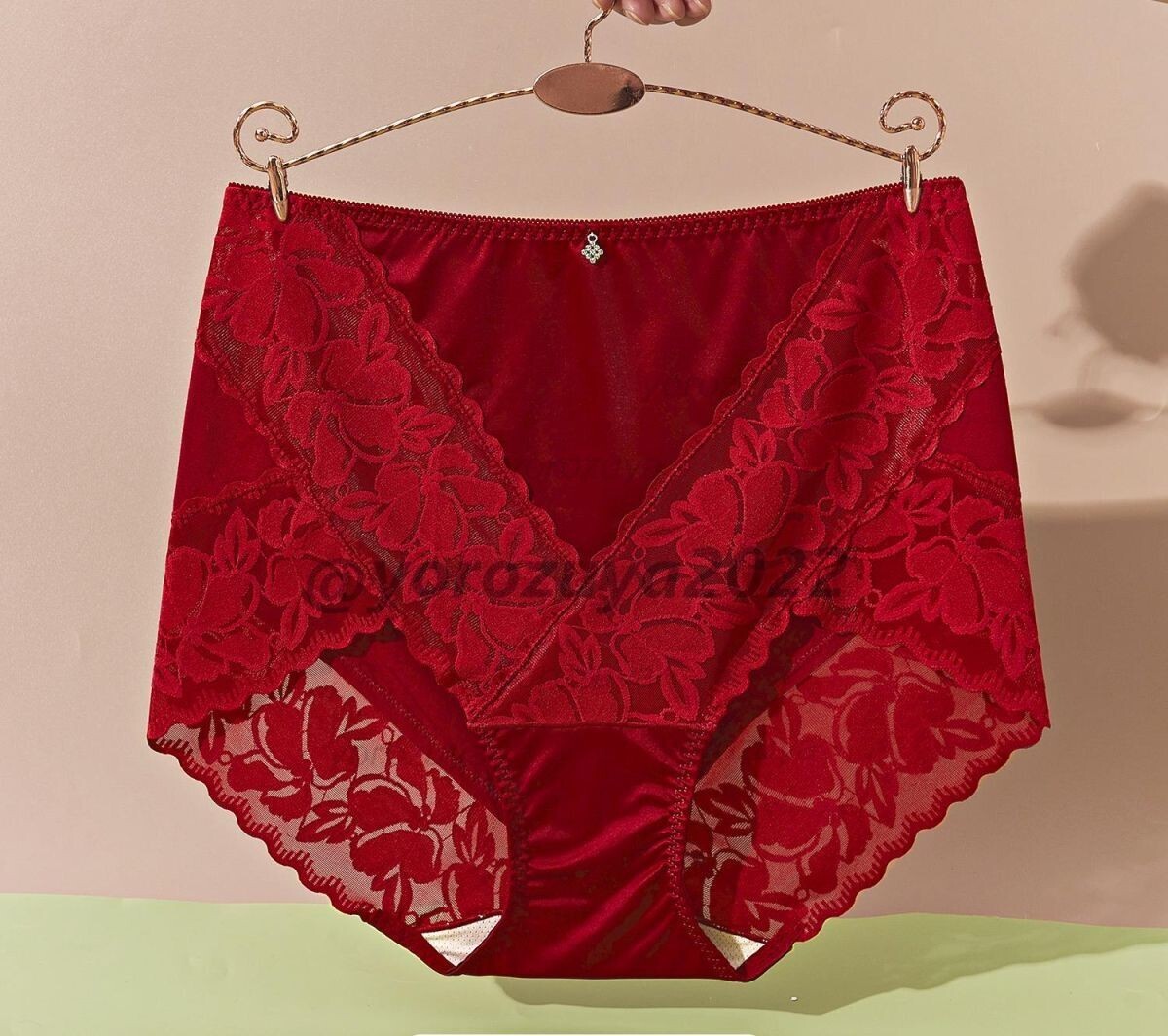 164-26-8 光沢 ツヤ エレガント フルバック パンティ【ワインフリー(XL程度)】レディース 下着 新品 ショーツ 大きいサイズ パンツ.2拍卖