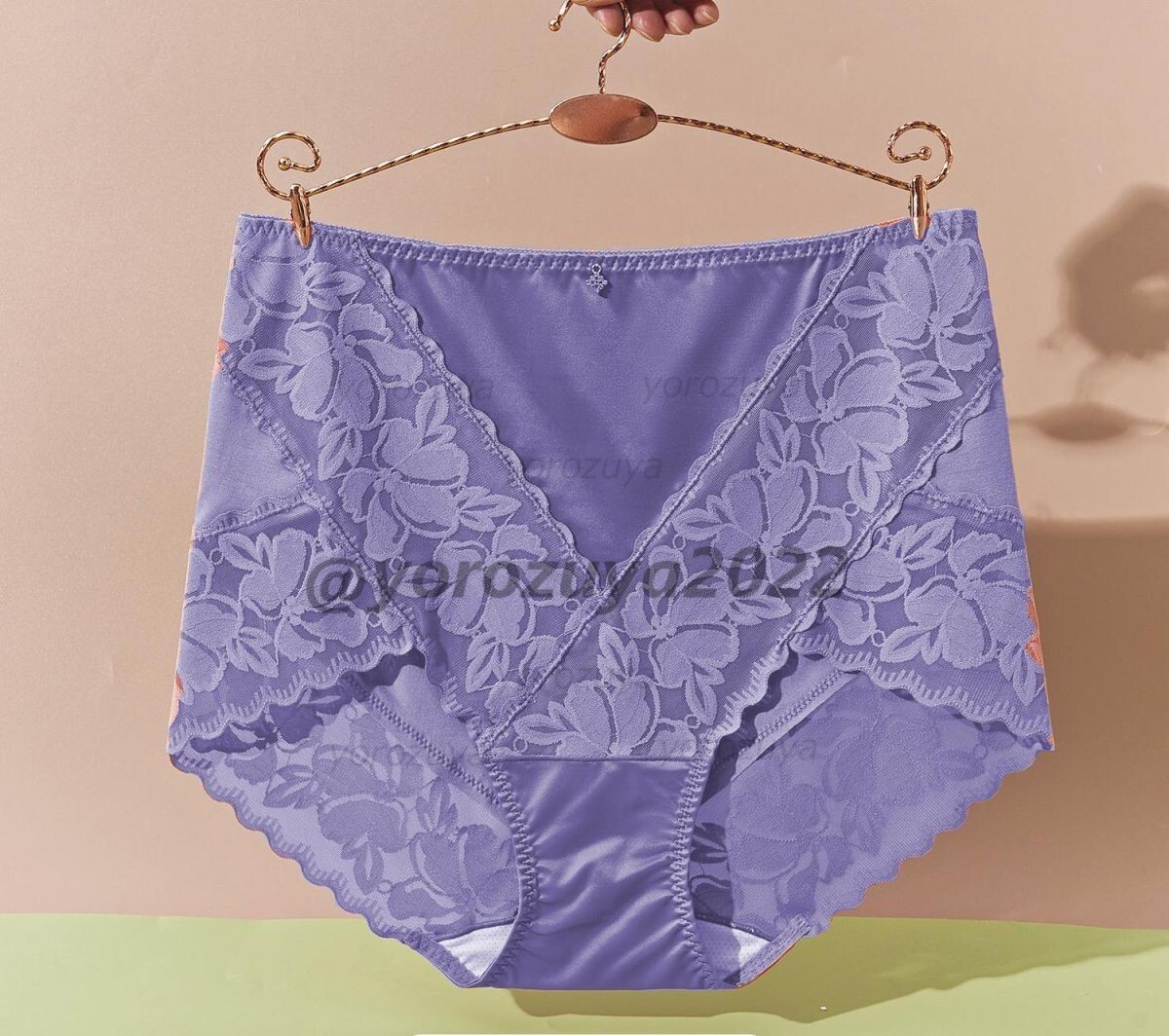 164-24-8 光沢 ツヤ エレガント フルバック パンティ【グレブルフリー(XL程度)】レディース 下着 新品 ショーツ 大きいサイズ パンツ.1拍卖