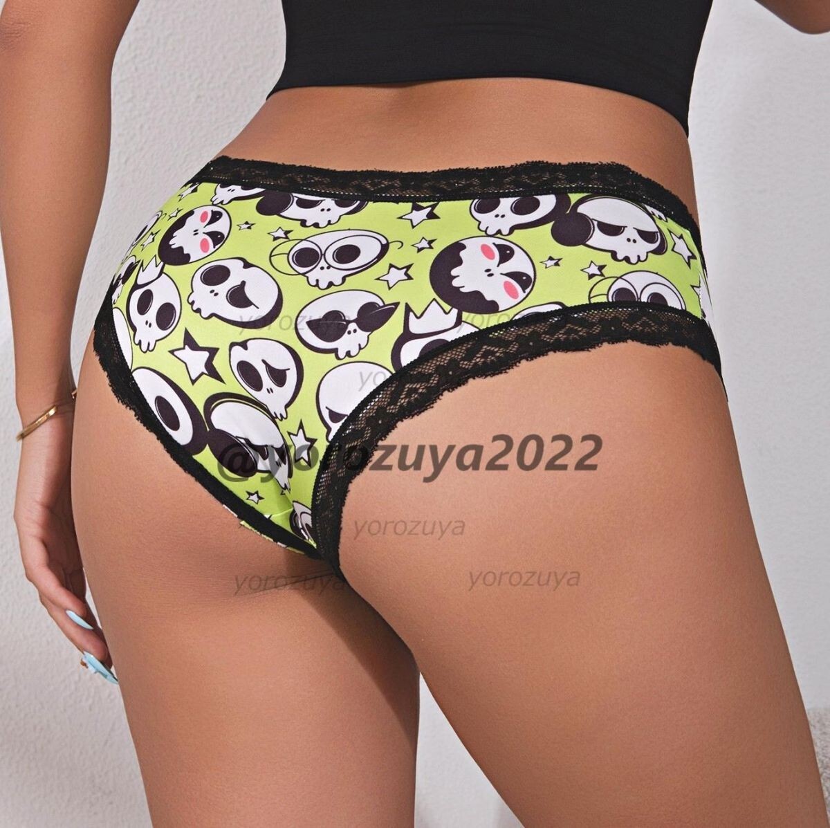 184-81-5 個性派 プリント アイスシルク ブリーフ パンツ【画像デザインLサイズ】レディース 下着 インナー 新品 シームレス パンティ .1拍卖