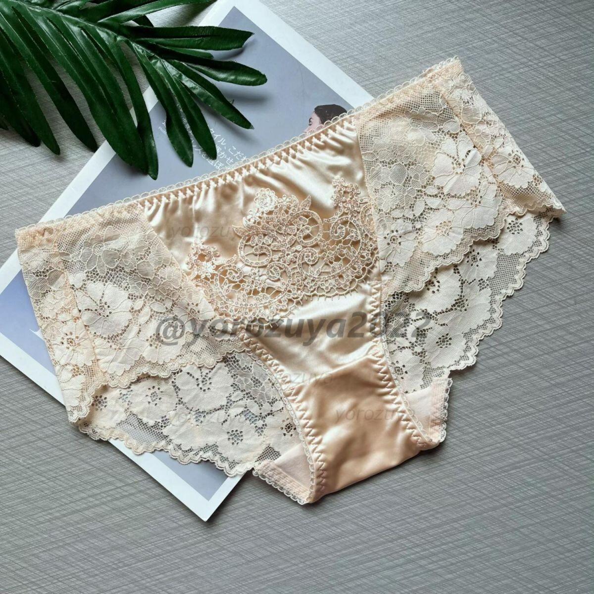 141-372-9 超絶おすすめ品 光沢 刺繍スパンコール レース ショーツ【ピンクXLサイズ】レディース 女性 勝負下着 パンツ ランジェリー.1拍卖