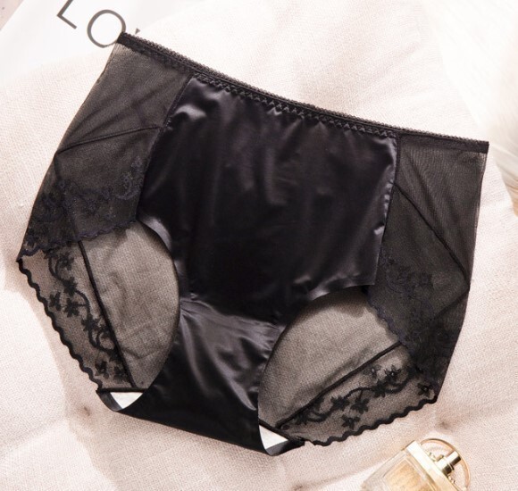 42-189-10 高品質 シンプル光沢 ショーツ 【ブラックL】 レディース 下着 セクシー メンズ パンツ 大きいサイズ ブリーフ 新品 .4拍卖