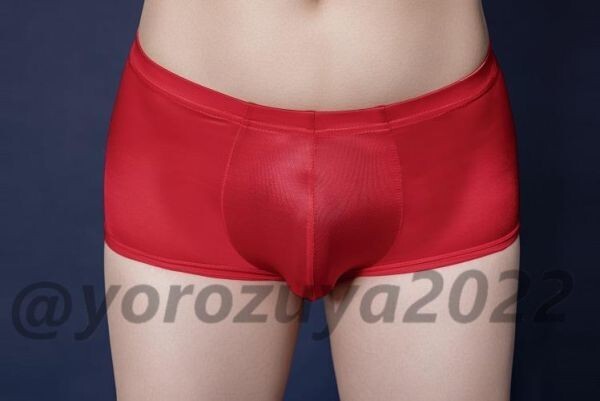75-33-9 もっこり ボクサーブリーフ【レッドFサイズ】メンズ レディース ユニセックス 伸縮性あり◎ 下着 ショーツ ゲイ 偽娘 .1拍卖