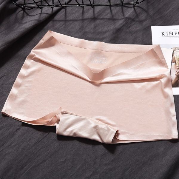 43-70-10 超光沢 高品質 ツヤツヤ テカテカ セクシー ショーツ【ベージュLサイズ】レディース ボクサー ブリーフ ランジェリー.2拍卖