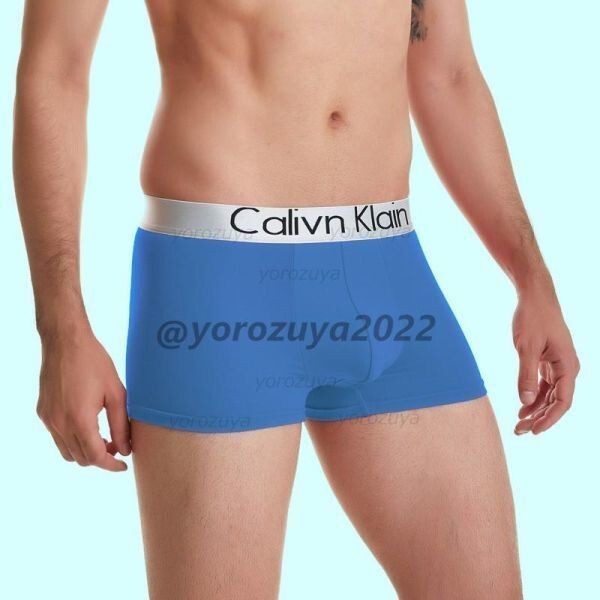 103-84-5 メンズ ショーツ ☆ボクサータイプ☆【ブルーXLサイズ】男性 下着 パンツ インナー ボクサー ブリーフ スポーツ カッコイイ.5拍卖