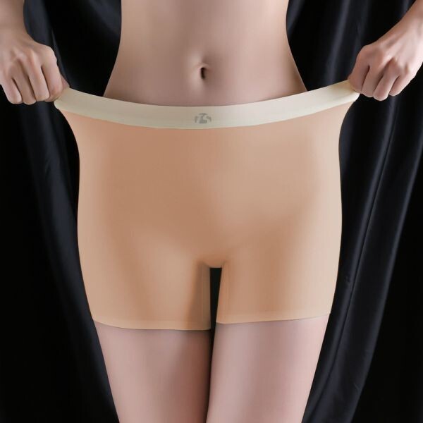 184-166-6 サラサラ ピタっとレギンス ボクサーパンツ 履き心地◎【ピンクベージュXLサイズ】レディース セクシー ショーツ パンティ.3拍卖