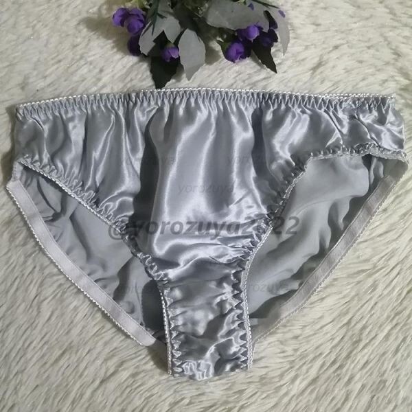 105-538-15 高級 シルク SILK 超光沢 超ツヤ ブリーフ ショーツ 【画像カラーXLサイズ】レディース 下着 パンティー ランジェリー .1拍卖