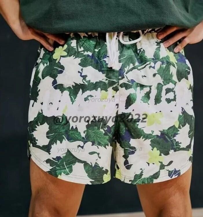 185-59-5 トレンド ショートパンツ メンズ 【画像デザインMサイズ】男性 パンツ スポーツ ハーフパンツ バスケ 総柄 デニム ヨガ .1拍卖