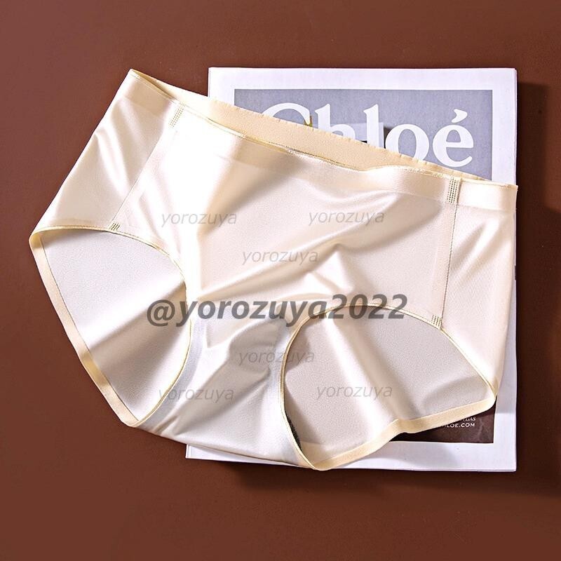 175-16-6 超光沢 テカリ ブリーフ 高級感 おすすめ品!!【ベージュXLサイズ】レディース 女性 下着 セクシー ショーツ ランジェリー.1拍卖