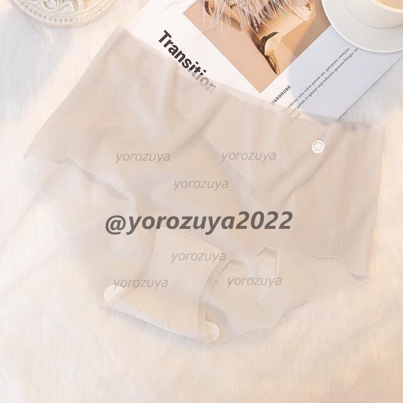 184-593-2 透け透け シースルー ブリーフ ショーツ シームレスパンツ【ブラウンXL】レディース 女性 スケ 下着 インナー 新品 パンティ .1拍卖