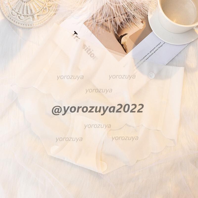 184-591-2 透け透け シースルー ブリーフ ショーツ シームレスパンツ【ホワイトXL】レディース 女性 スケ 下着 インナー 新品 パンティ .1拍卖