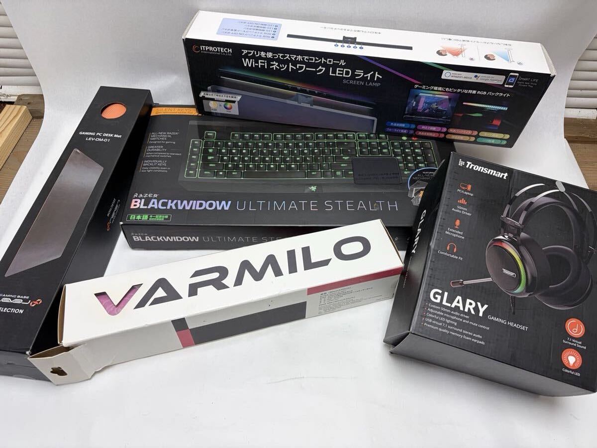 キーボード 周辺機器 ゲーミングキーボード ヘッドフォン VARMILO 等 まとめ売り拍卖