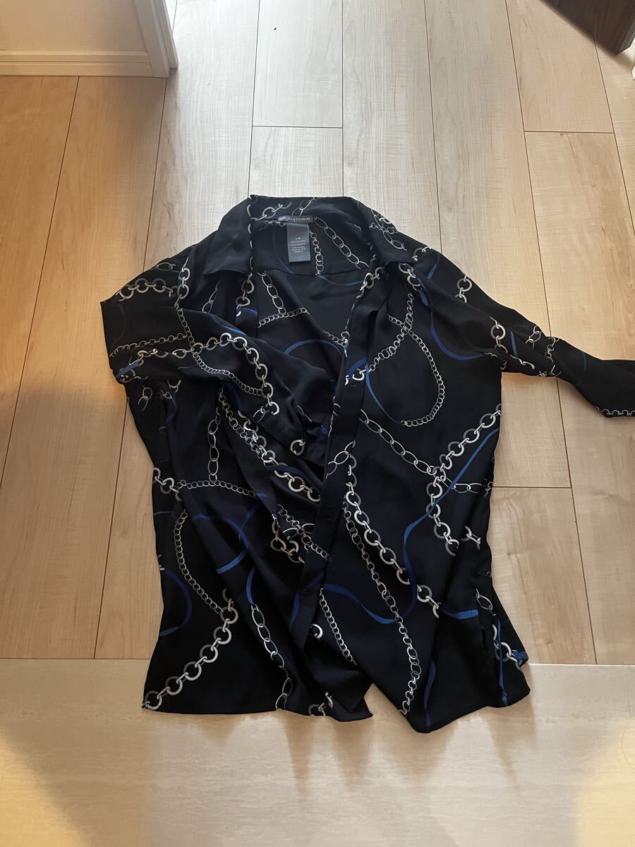 vintage chain design shirt long sleeve Lサイズ拍卖