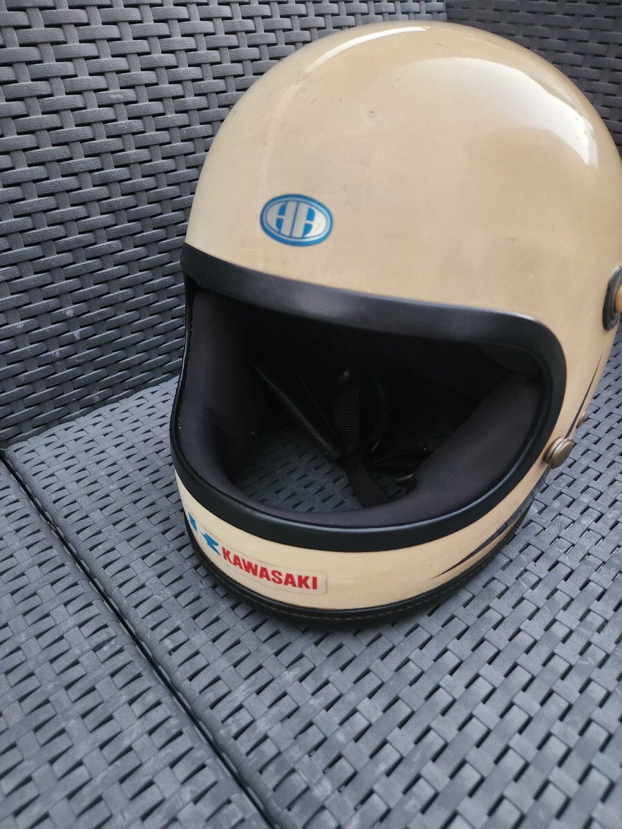 ヘルメット 族ヘル フルフェイス 当時物 アライ 旧車 新井広武 ヒロタケ アライ 拍卖