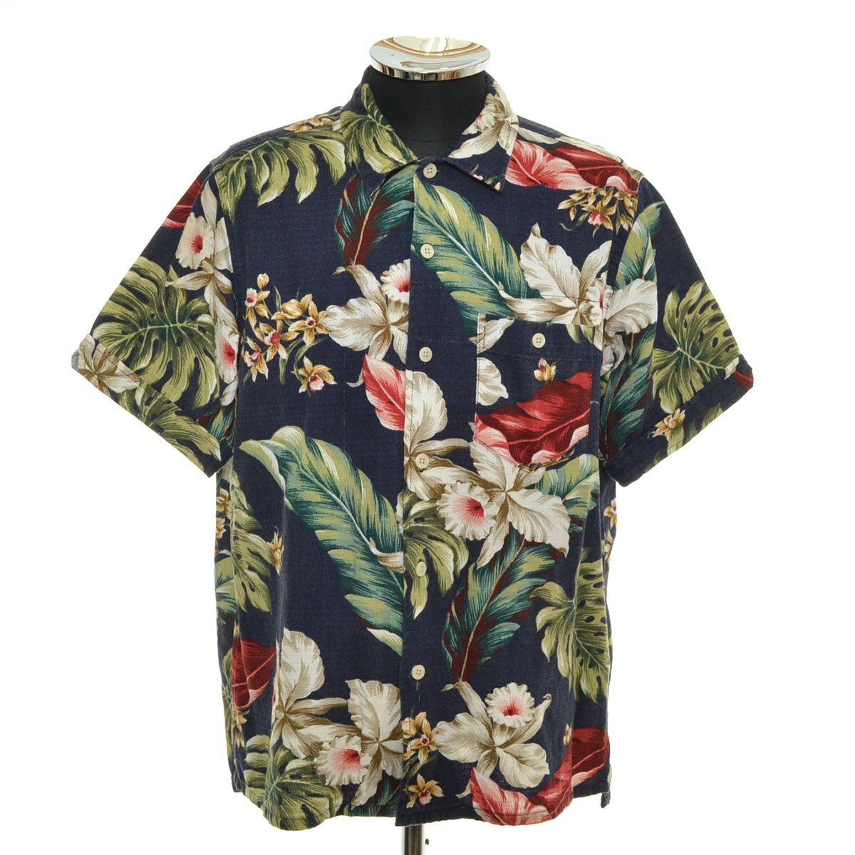 ◆569543 Engineered Garments エンジニアドガーメンツ ◇アロハシャツ ハワイアンシャツ 半袖 サイズM メンズ アメリカ製 ブル拍卖