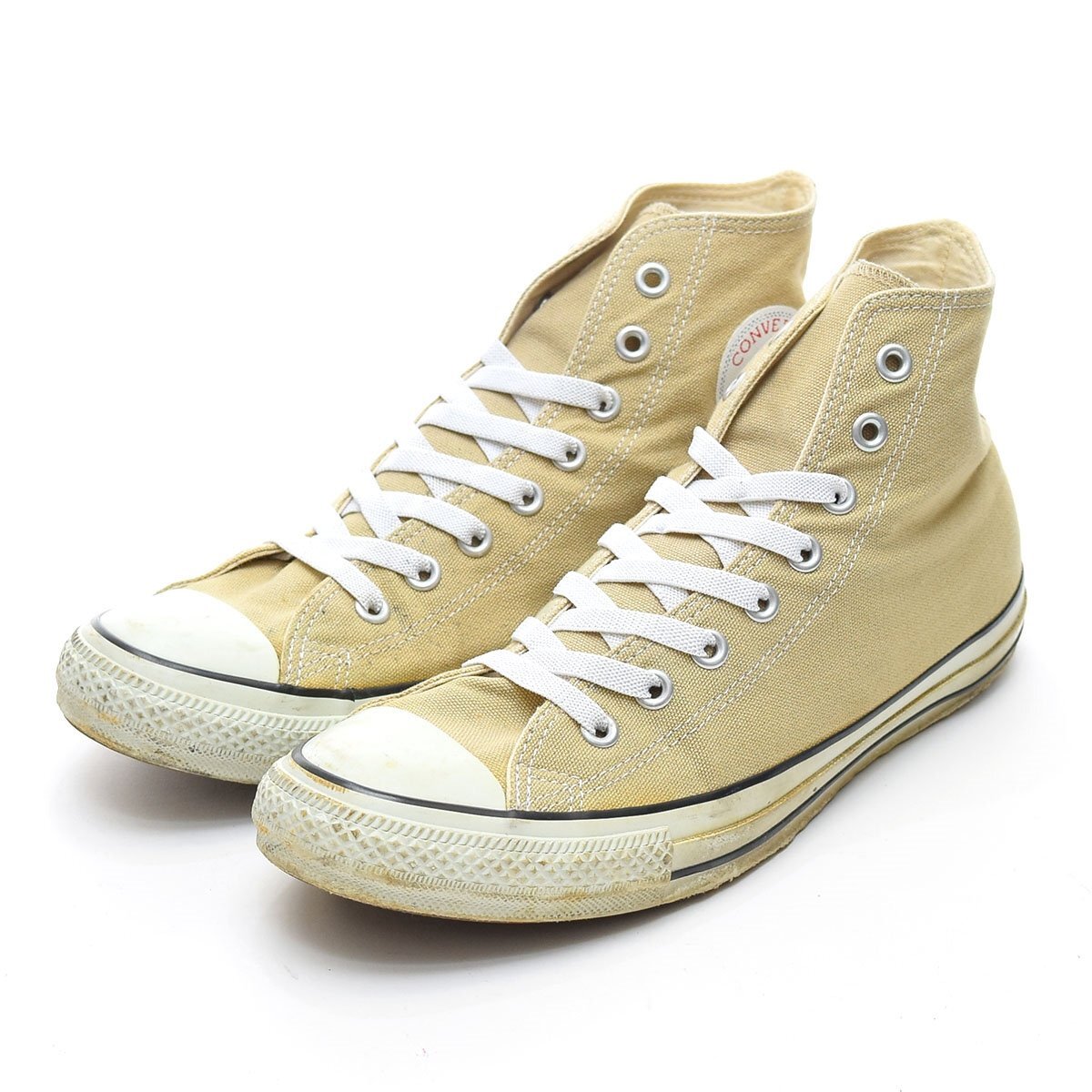 ◆568712 CONVERSE コンバース ◇スニーカー ALL STAR HI 1CL128 サイズ28.0cm メンズ ベージュ拍卖