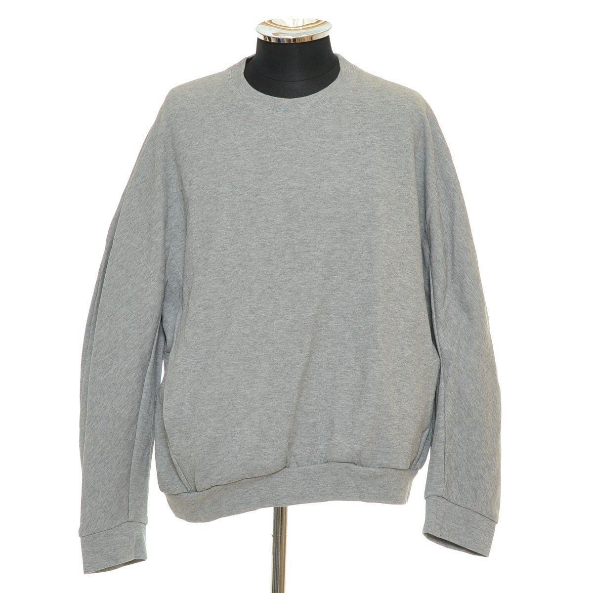 ◆569180 ATTACHMENT アタッチメント ●スウェットシャツ CO PE DOUBLE KNIT SWEAT SHIRTS AJ31-009 サイズ1 2023ss メンズ グレー拍卖