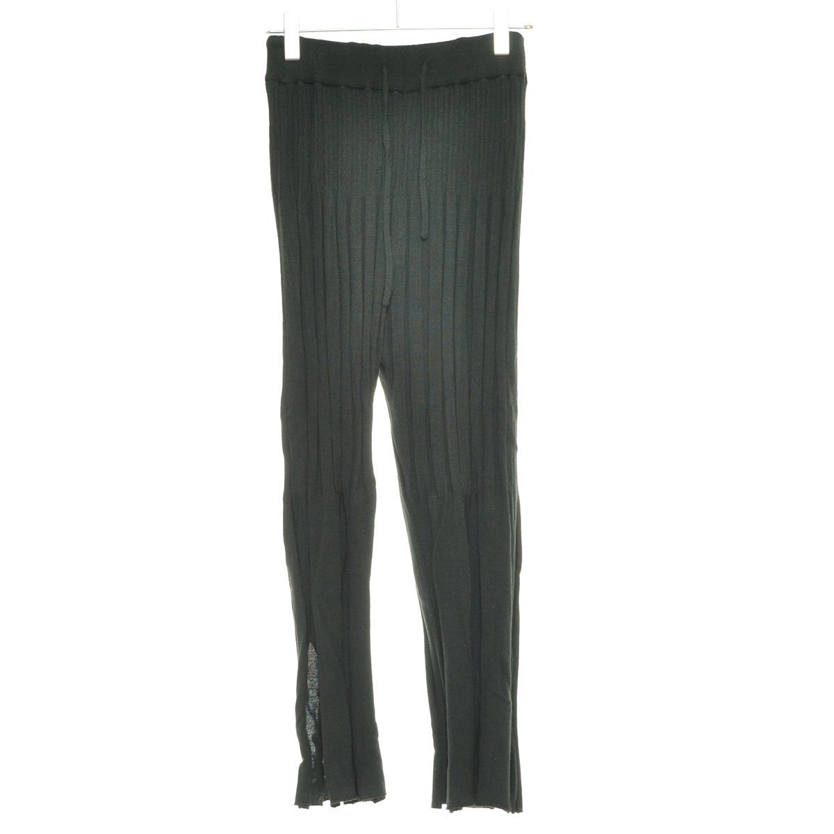 ◇502194 未使用品 AS KNOW AS アズノウアズ ◇パンツ バイバイリブリブPT DQ0046 サイズ* レディース グリーン拍卖