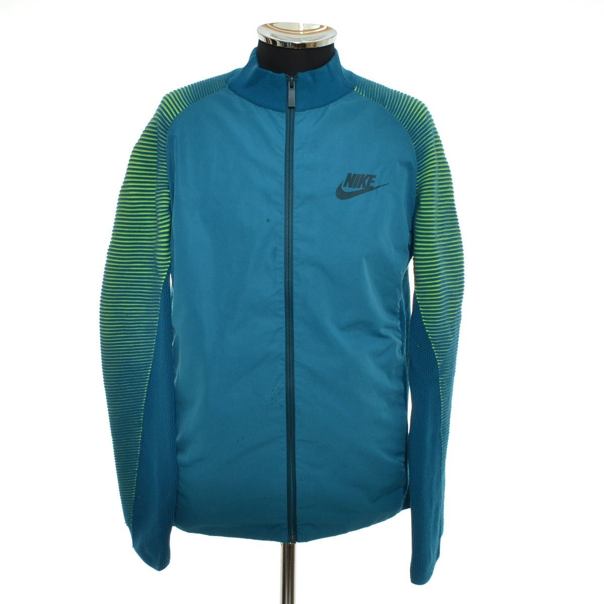 ◆569322 NIKE ナイキ ◇ジャケット Tech Knit Dynamic Reveal Varsity Jacket 828476-301 サイズS メンズ ブルー拍卖