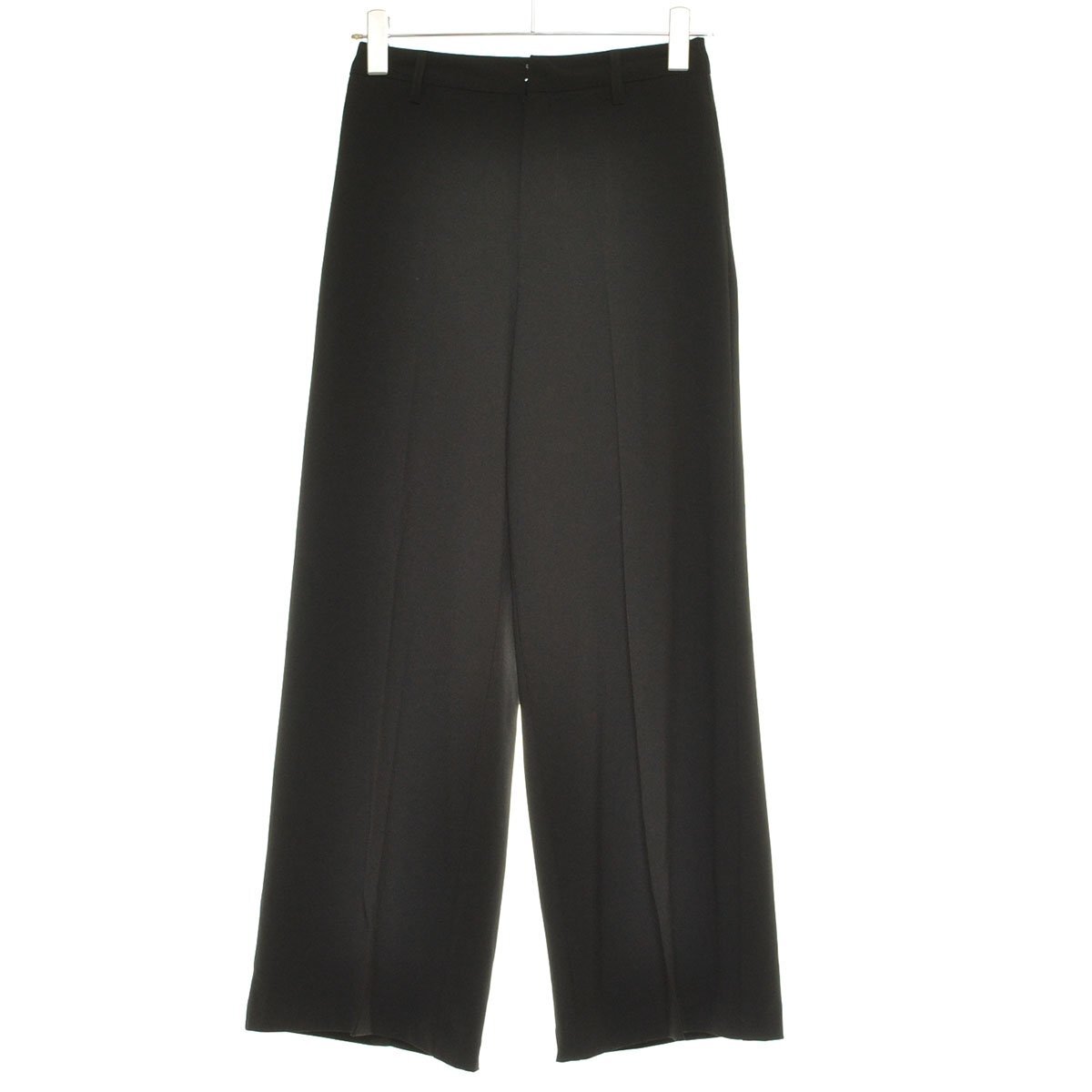 ◇501353 relume JOURNAL STANDARD ジャーナルスタンダード ◇パンツ スラックス センタープレスワイドパンツ サイズS レディース ブラック拍卖