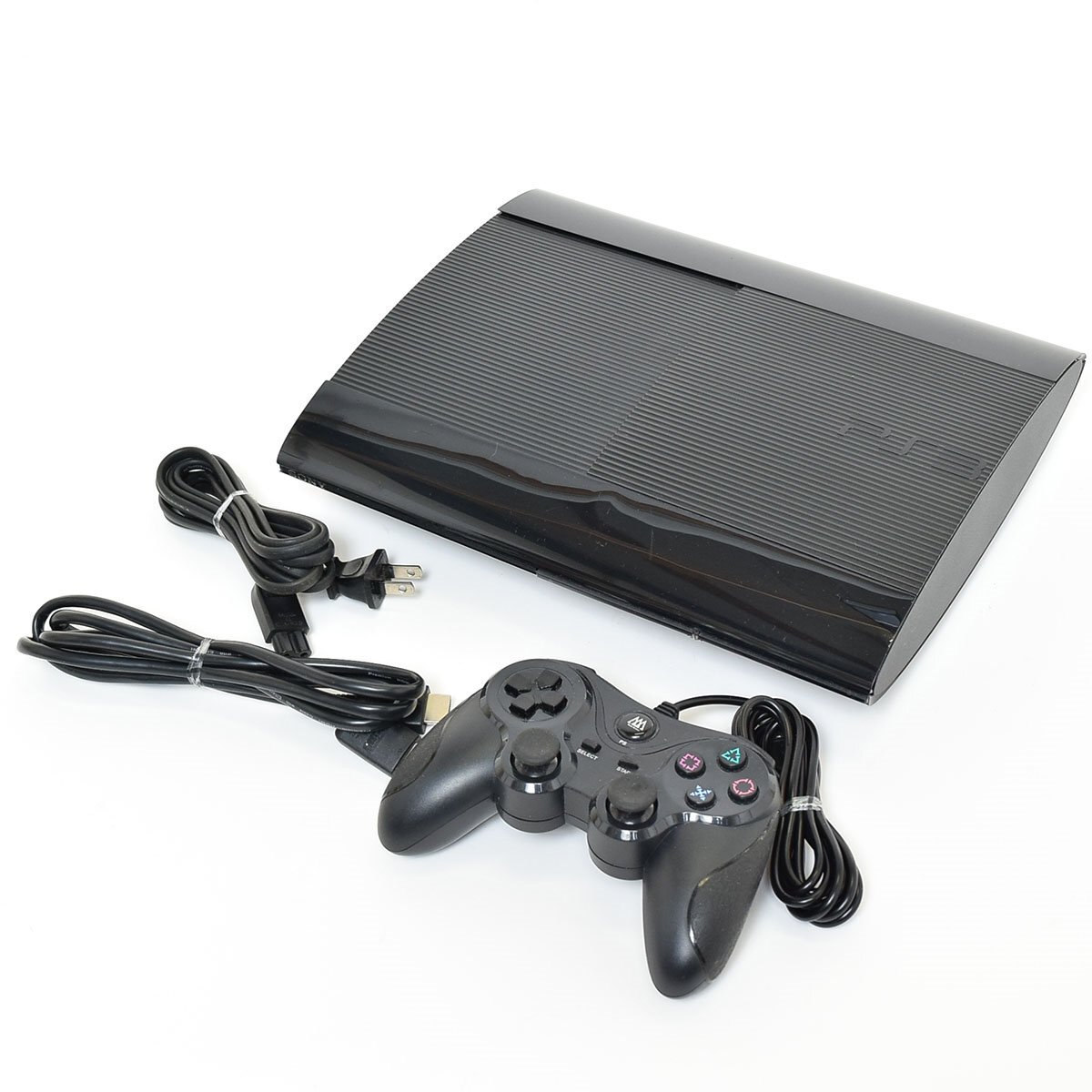 ▽568783 【動作確認済】SONY PlayStation3 PS3 プレイステーション3 本体セット CECH-4300C 除菌メンテナンス済 チャコールブラック拍卖