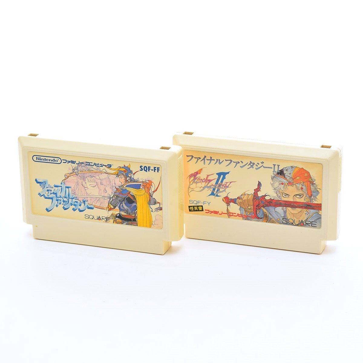 ▽568955 【動作確認済】SQUARE ENIX スクエアエニックス ファミリーコンピュータ ファミコン FC ファイナルファンタジー 2作品セット拍卖