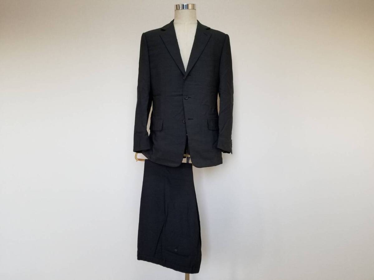 GUCCIグッチ★モヘヤシルク混スーツ★50グレーパンツスラックスメンズジャケット拍卖