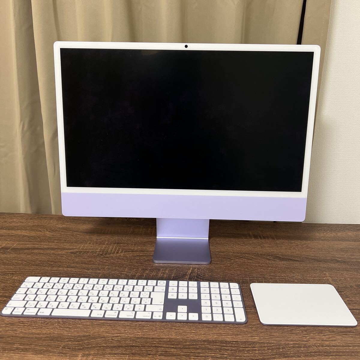 Apple iMac M4 Purple メモリ16g SSD256g Nano- texture glass JIS キーボード トラックパッド拍卖