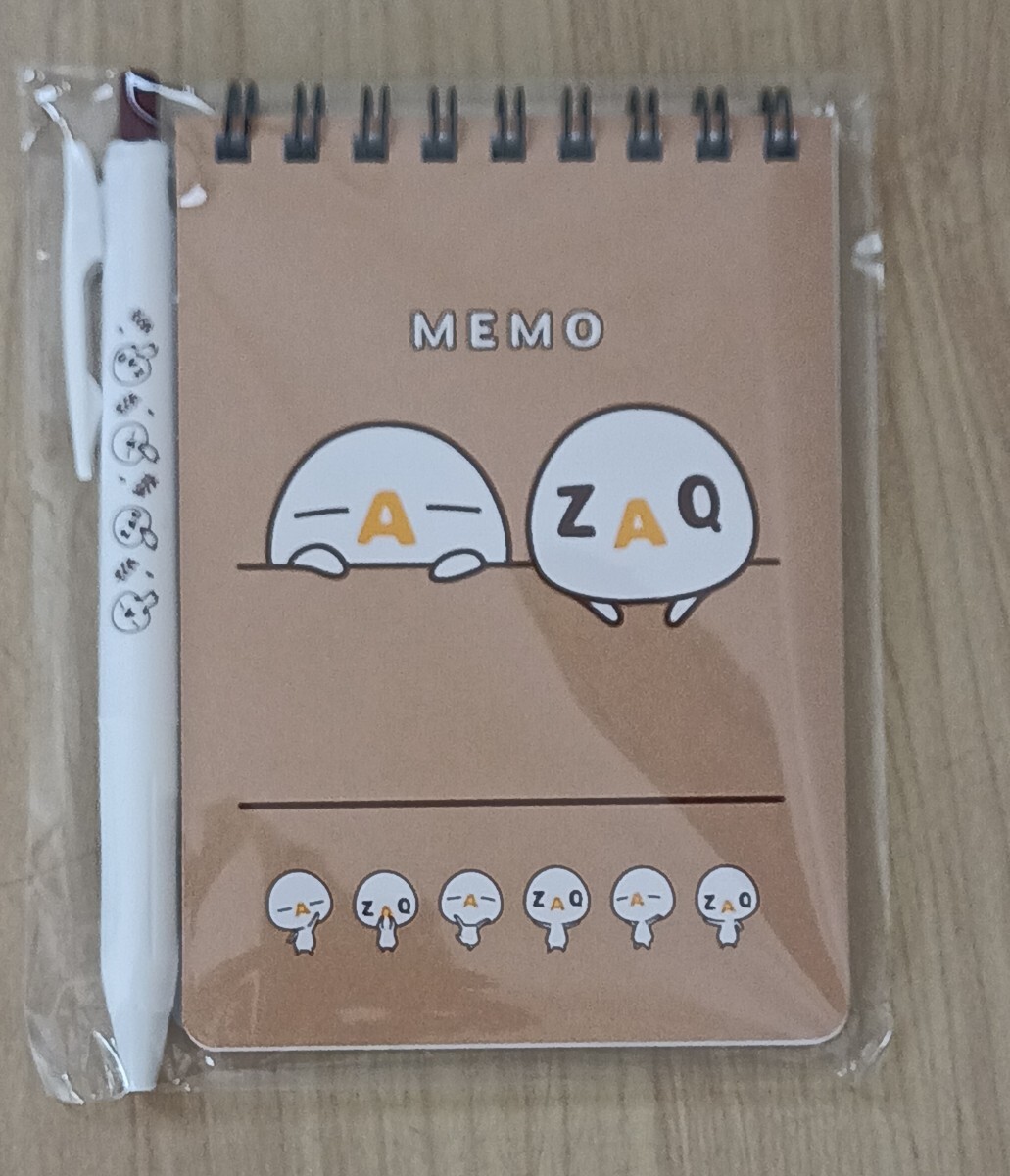 ざっくぅ ZAQ メモ帳 リングノート ボールペンセット拍卖