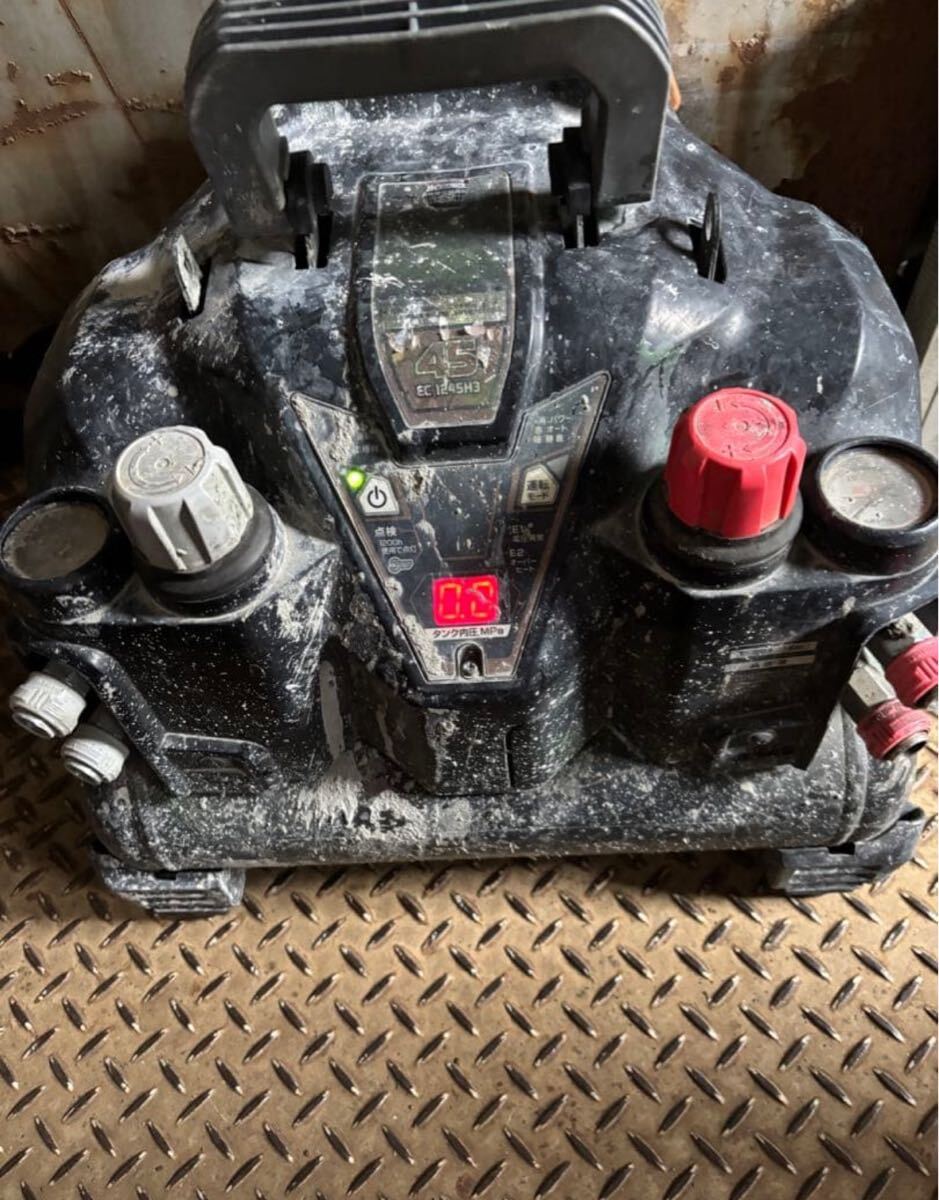 HiKOKI 高圧エアコンプレッサー EC1245H3 通電確認済 ジャンク品拍卖