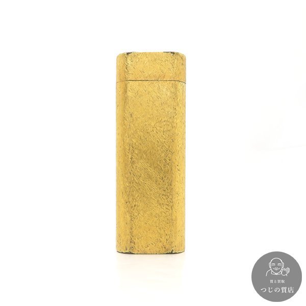 1円~ Cartier ライター オーバル ゴールドカラー GP 着火× 火花× ジャンク カルティエ◆送料600円(近畿)~◆~11/9(日)終了 質屋-11389拍卖