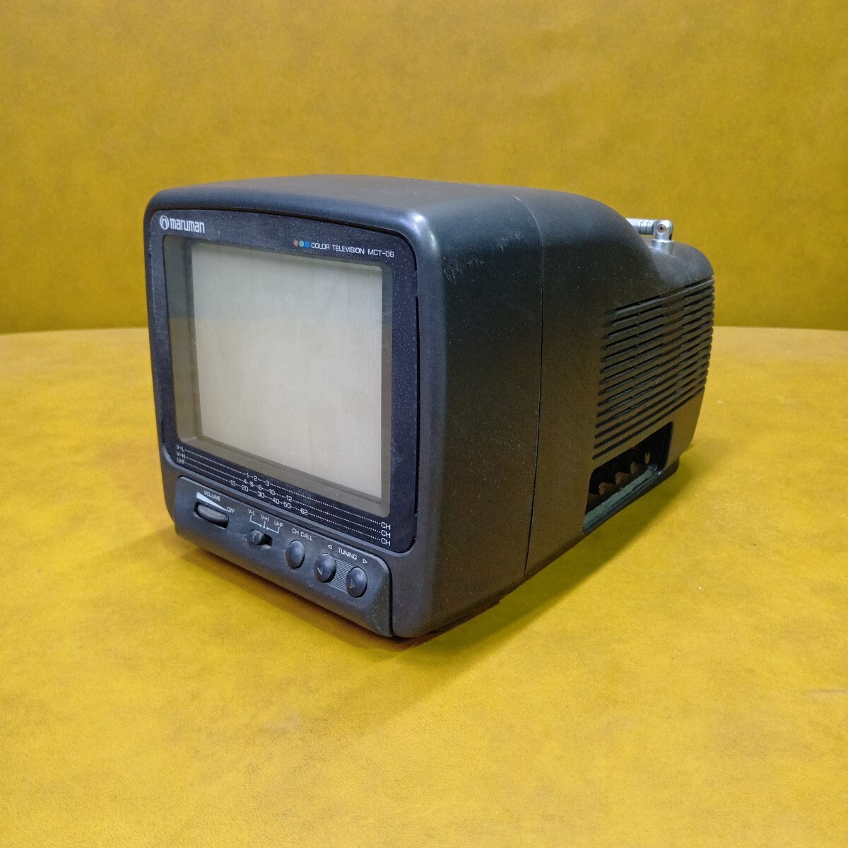 maruman マルマン ポータブル ブラウン管テレビ TV アンティーク 昭和レトロ 当時物 ブラウン管 MCT-06拍卖