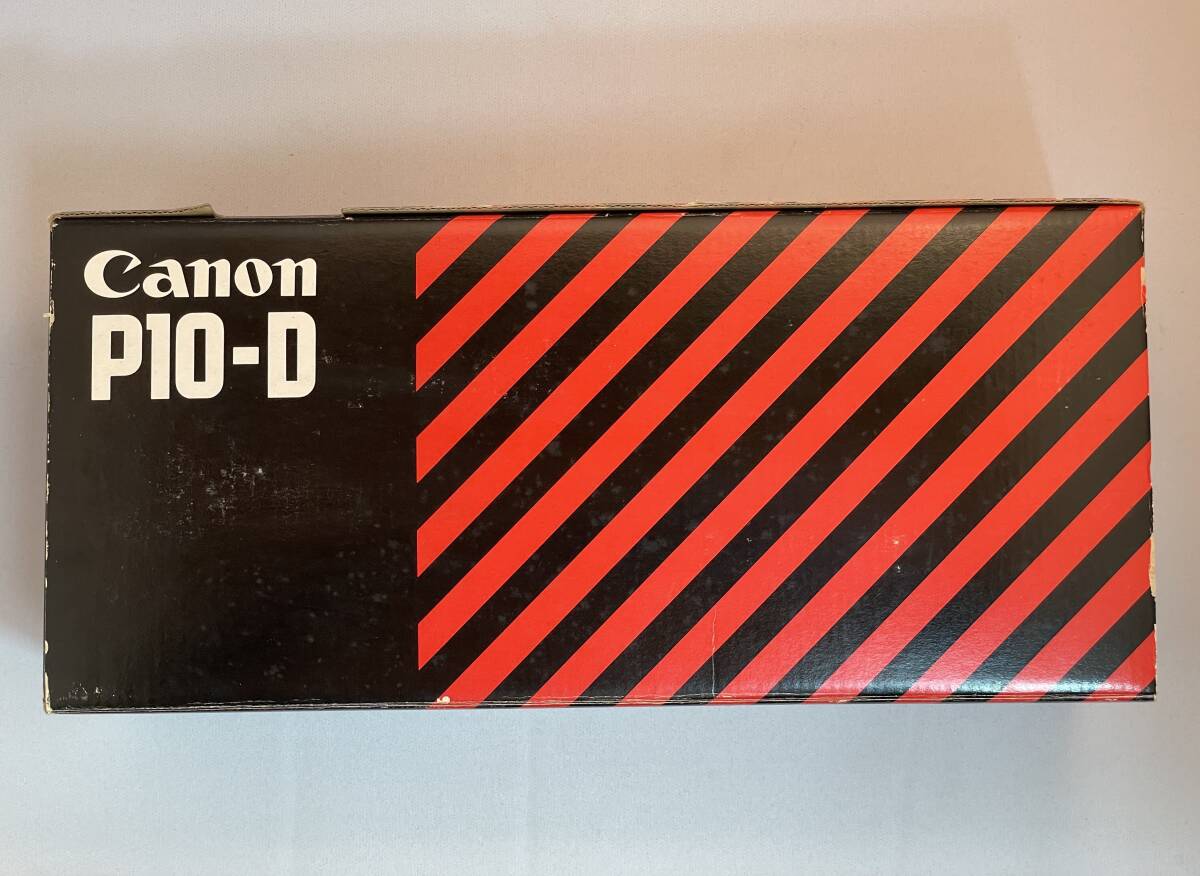 【未使用品/超希少・昭和レトロ】★Canon/キャノン:10桁メモリープリント・表示式ハンディタイプ計算機(P10-D)★拍卖